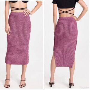 Jonathan Simkhai Ashton Marled Midi Skirt